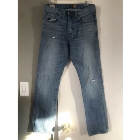 J Crew 770 Straight Japanese Kaihara Selvedge Denim Jeans Sz 30x30 Medium Wash